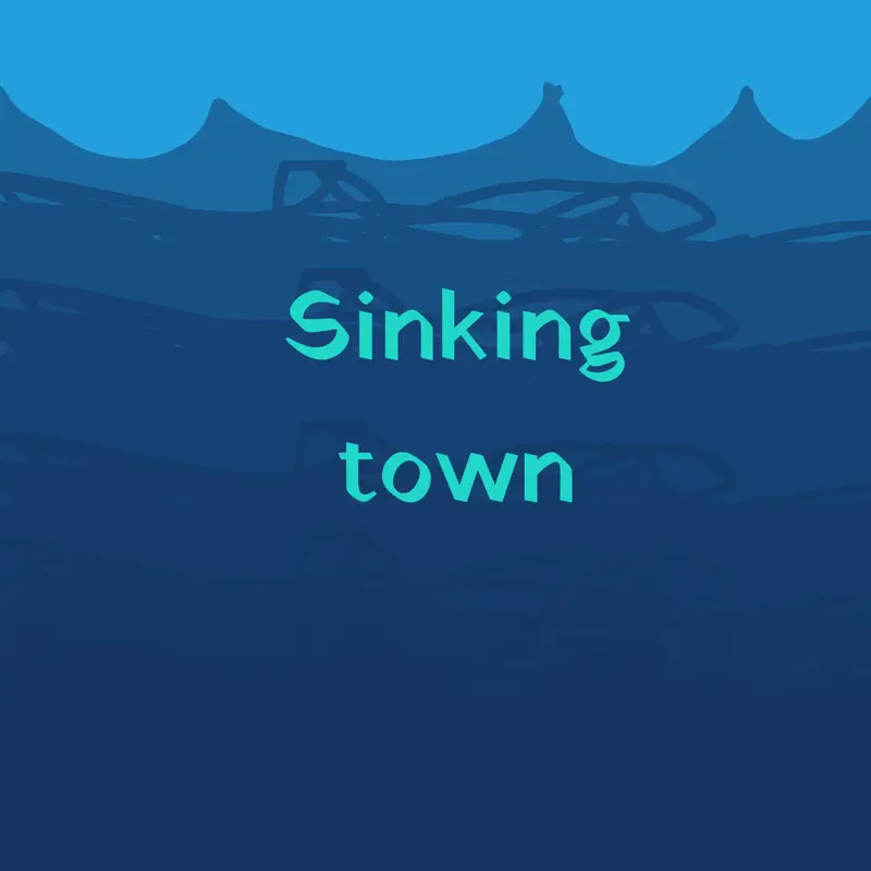 Sinking town by @Evebro