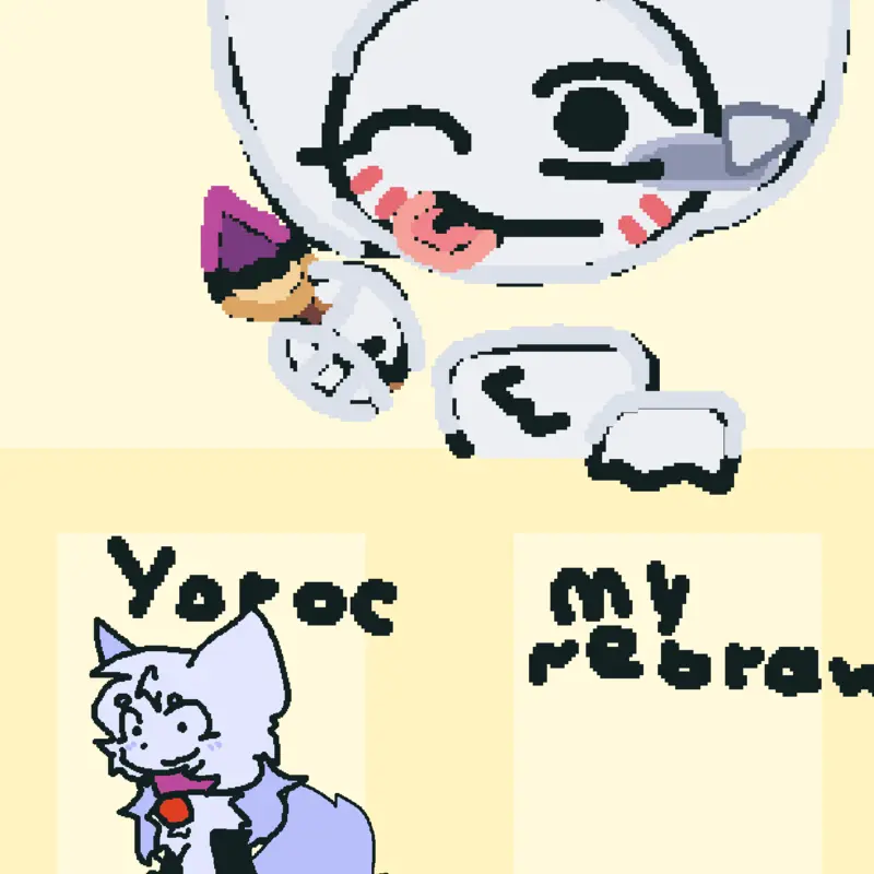 Redraw by @X_sunny-furry_X
