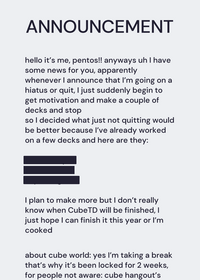 important announcement ⠀