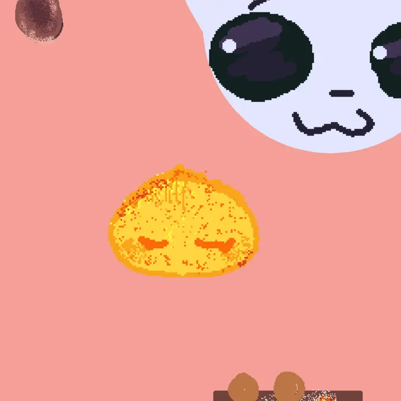 I am eating a dumpling by @lancer_oficial67