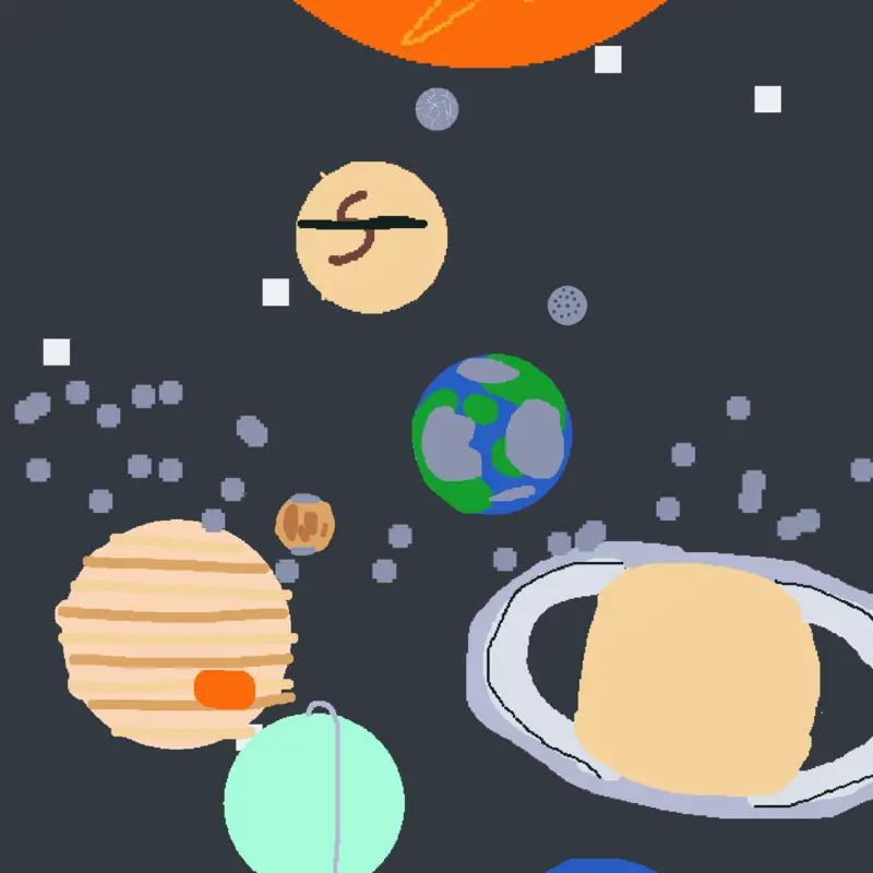 Space simulator by @Aventhecubemaker