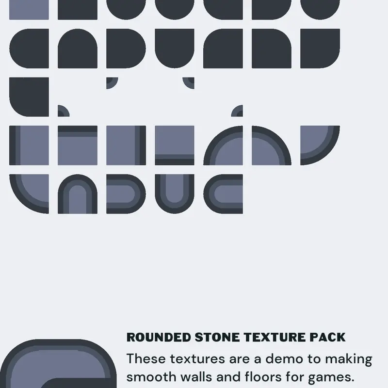 Rounded Stone by @consolepGames