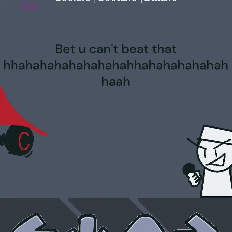Dumbass vs player by @Agony_mode