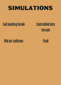 Plane crash simulations