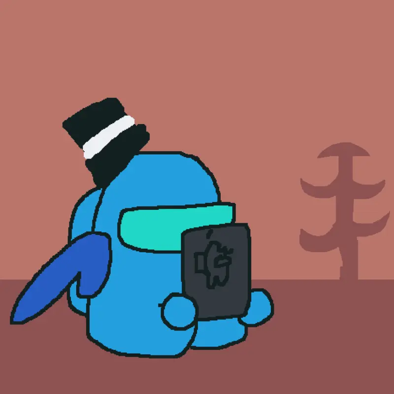 Idk what blue saw by @RonFromAnimalHospital