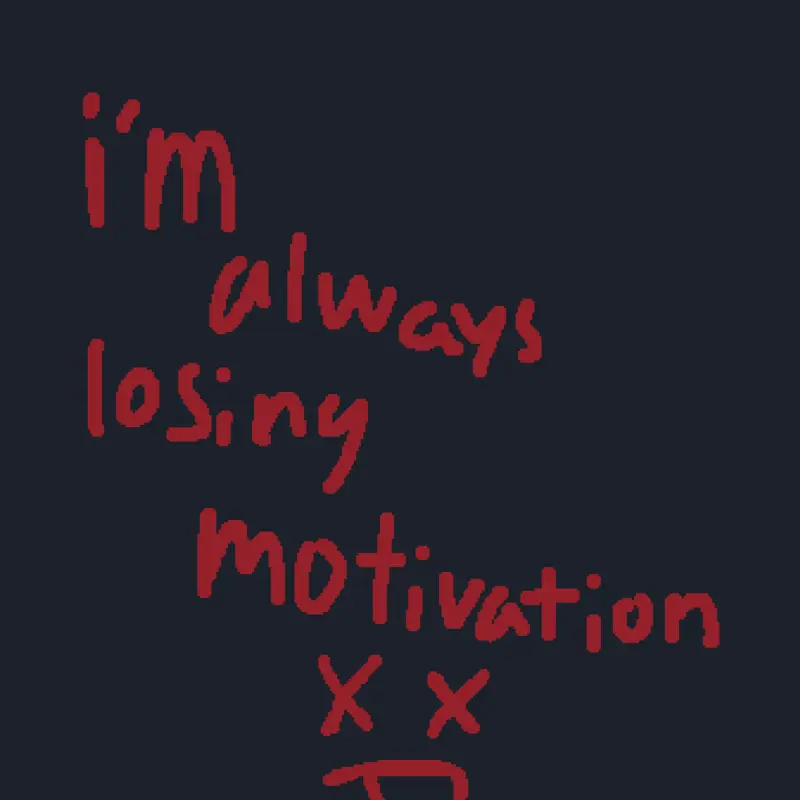 losing motivation by @skydustXD