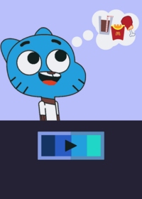Eat with Gumball!