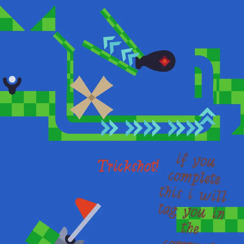 Nearly impossible golf game 2 by @supercoollol