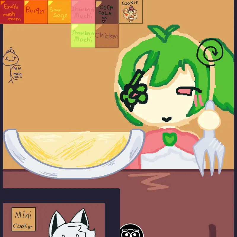 ehhhhhhhhhyhhhh oc feeding by @Angelishere