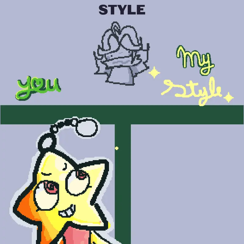 My OC Shine, she’s a star keychain by @MIMIMOX_THEJELLYFISH