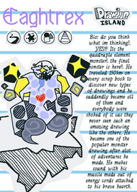 Caghtrex on drawing island
