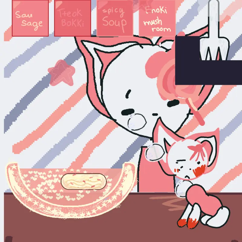 Candy Pop Cat Does a Munkbang! by @Candy_pop_cat_official
