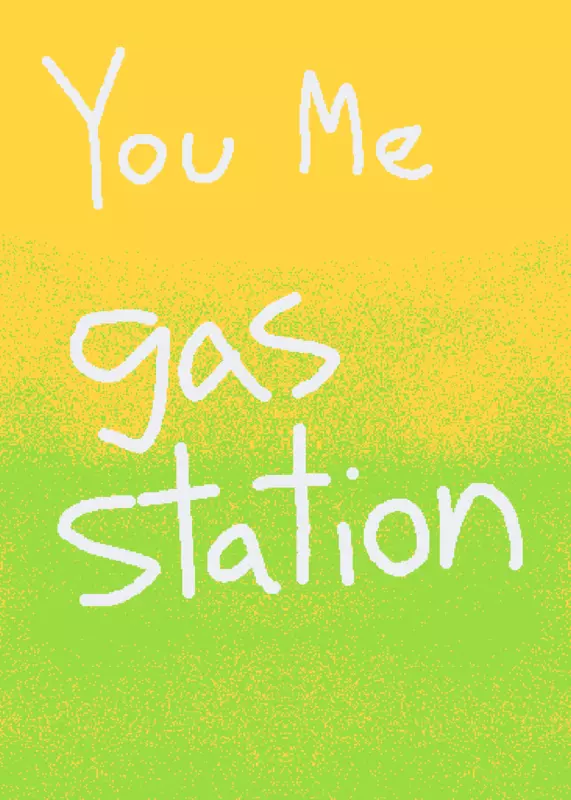 You me gas station by @jiratchaya