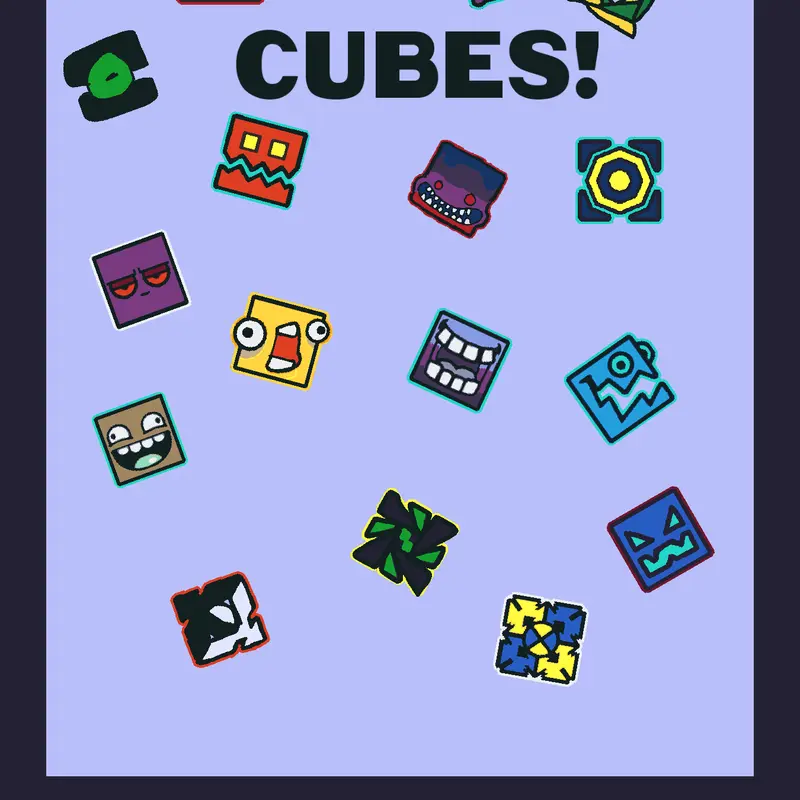 Geometry dash by @cyan_terracotta