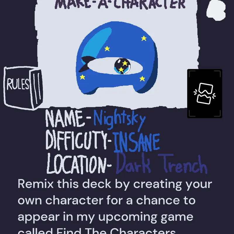 Remix this to be in someone’s game by @T1ff4nyStr4wb3rry