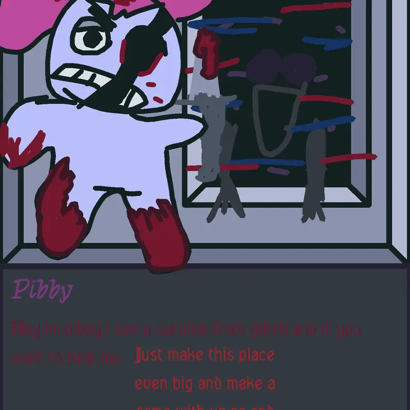 Pibby glitch by @Moondr0p
