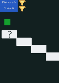 Infinite stairs game