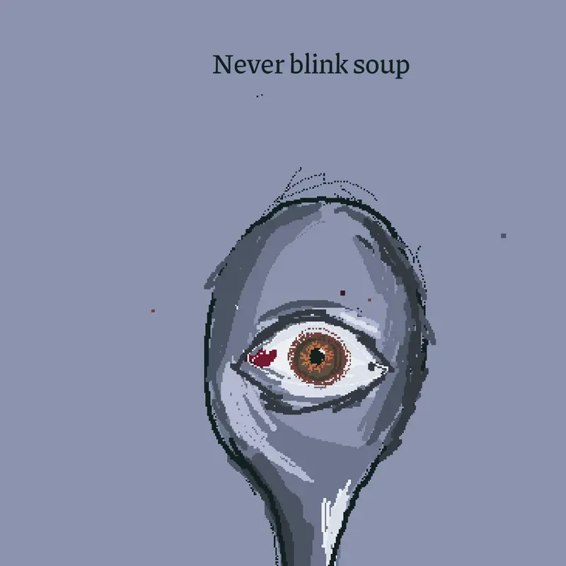 Never blink soup by @-_-soup-_-