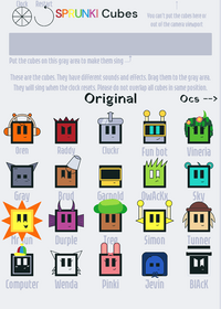 Sprunki cubes!