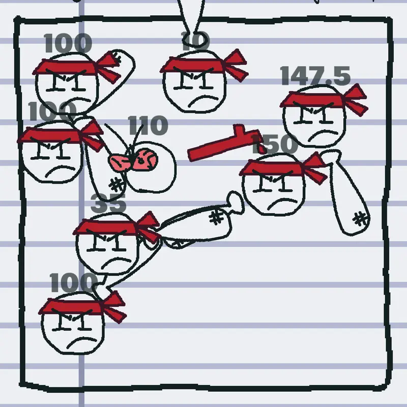 Doodle Battle by @tan_qi_xian