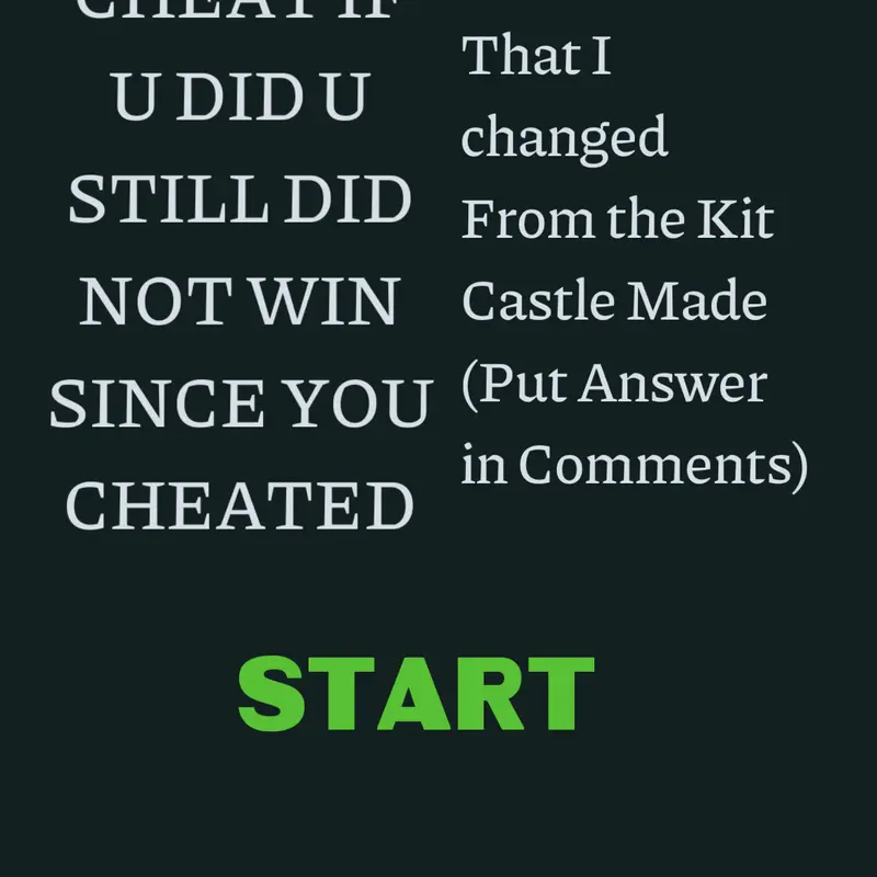 Game by @ImBoredIKnow