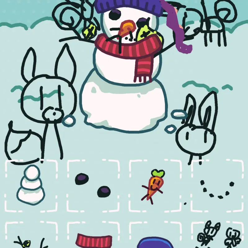 Snow man by @missingcode