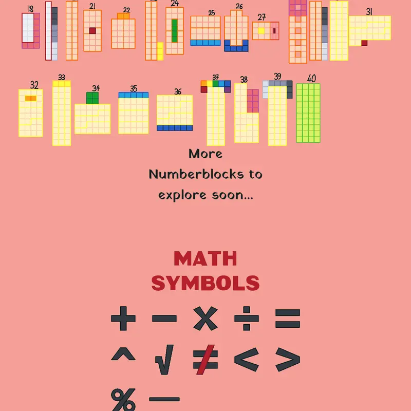 Numberblocks by @PhtDng