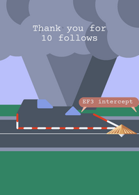 EF3 tornado intercept