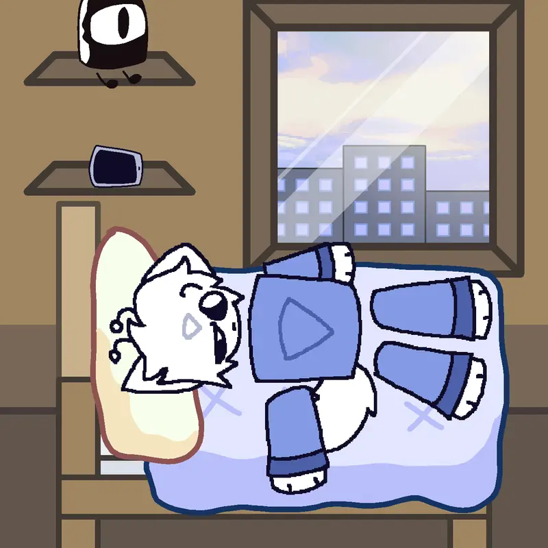 Sleeping be like by @Blurie_Official