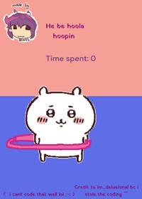 Chiikawa hoola hoop