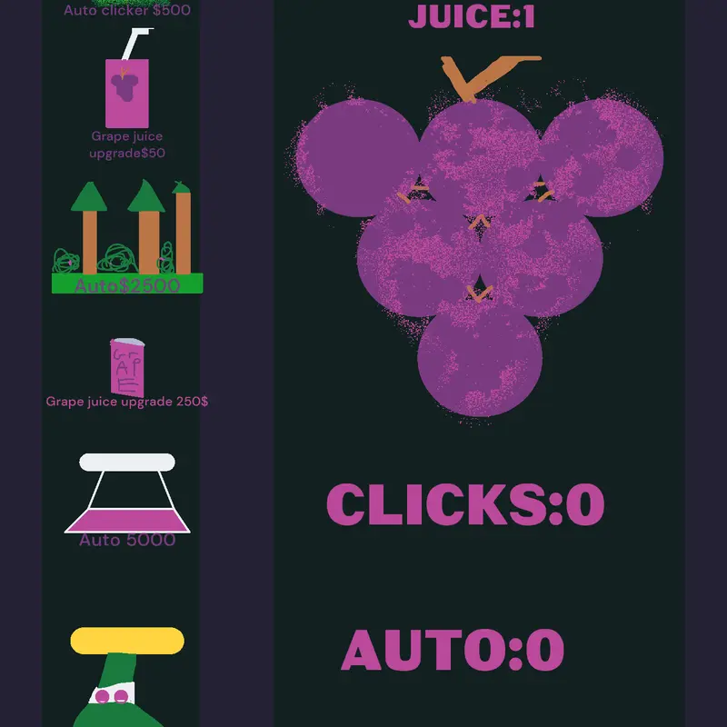 Grape clicker by @DrSalmon