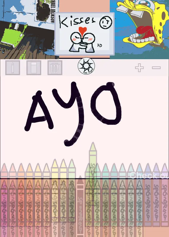SpongeBob draw game by @lukelovescastle