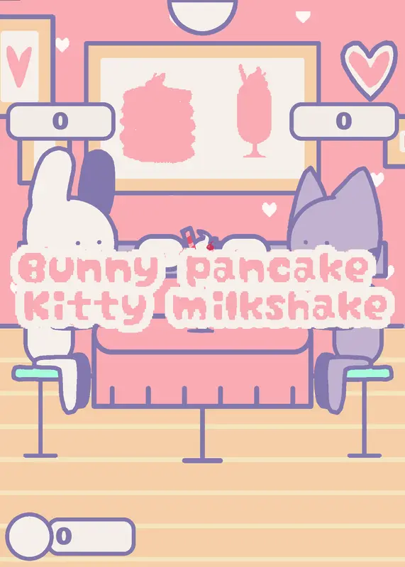 Bunny pancake kitty milkshake feeding by @Hyper77