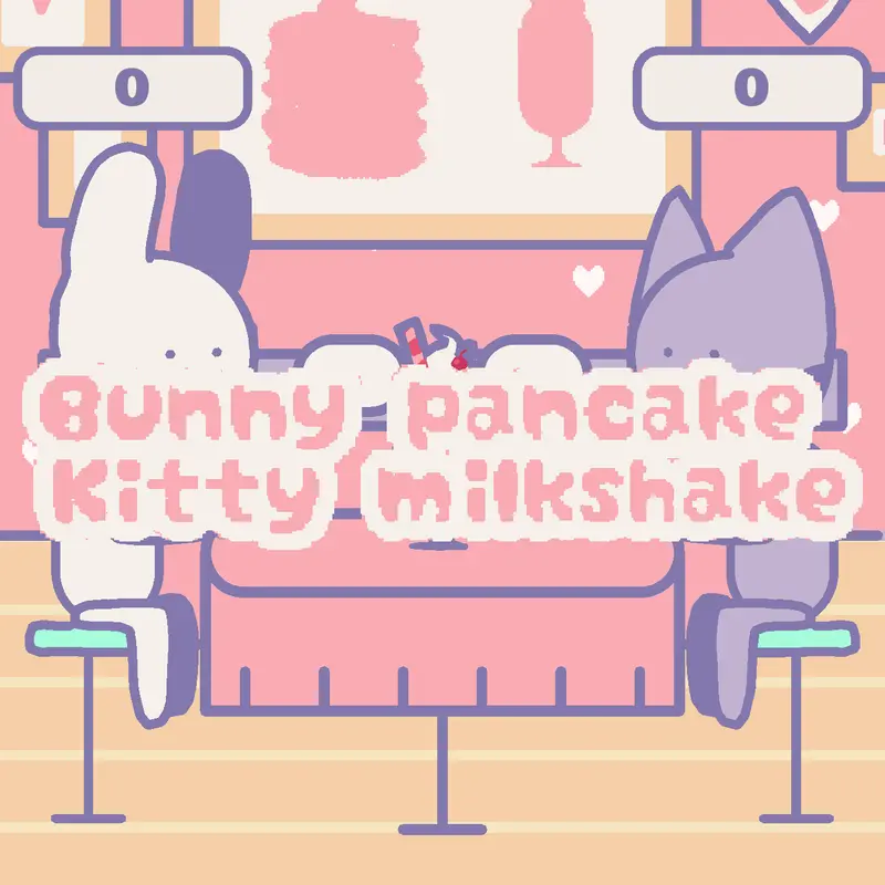 Bunny pancake kitty milkshake feeding by @Hyper77