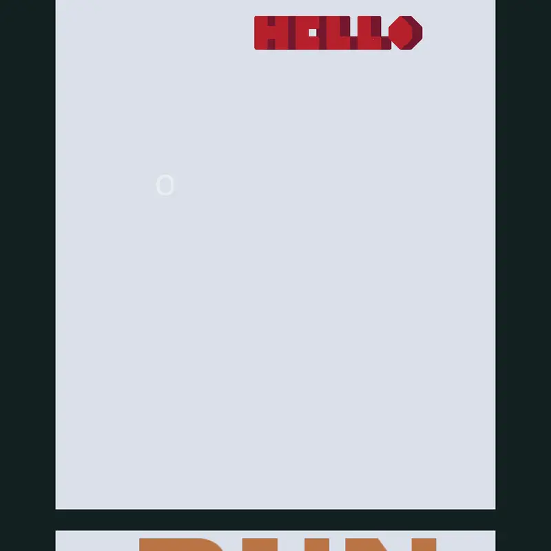 Text bouncing by @Sanechkek