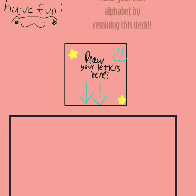 Make Your Own Alphabet by @GooberKitty