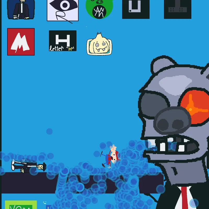 Zombi eat by @breadnsist