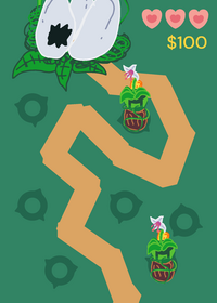 Snake vs. Flowers