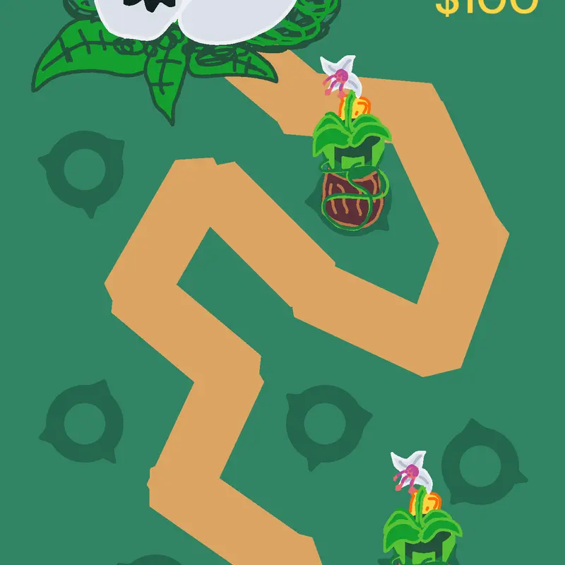 Snake vs. Flowers by @WashingtonPinto