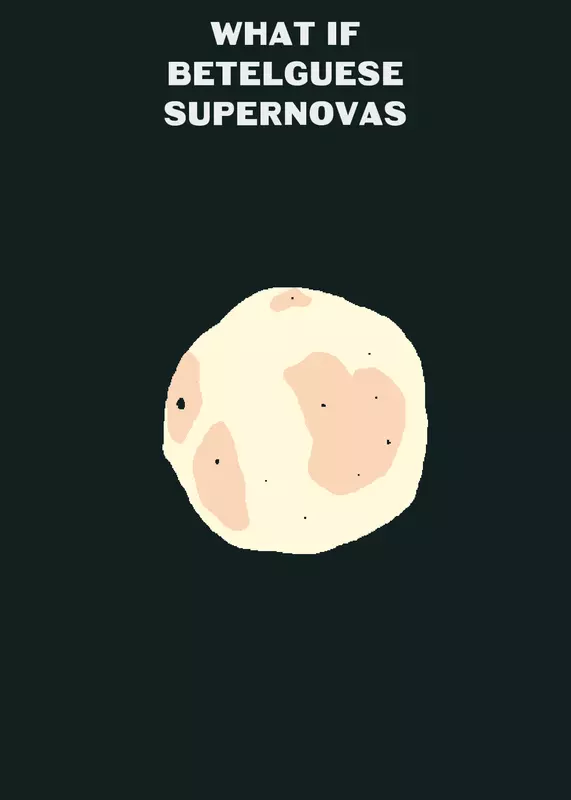 What if betelguese supernovas by @aelous_de_planet