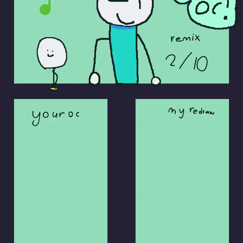 Drawing your oc!!!! by @Noobgui