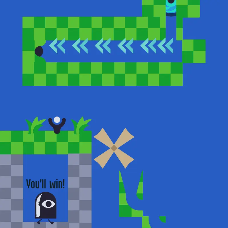 Golf maze by @Bashy106