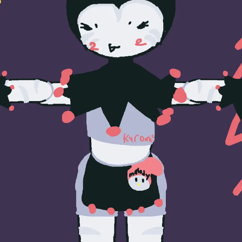 KUROMI RAGDOLL!! (credits to the person) by @Strawberrypudding11