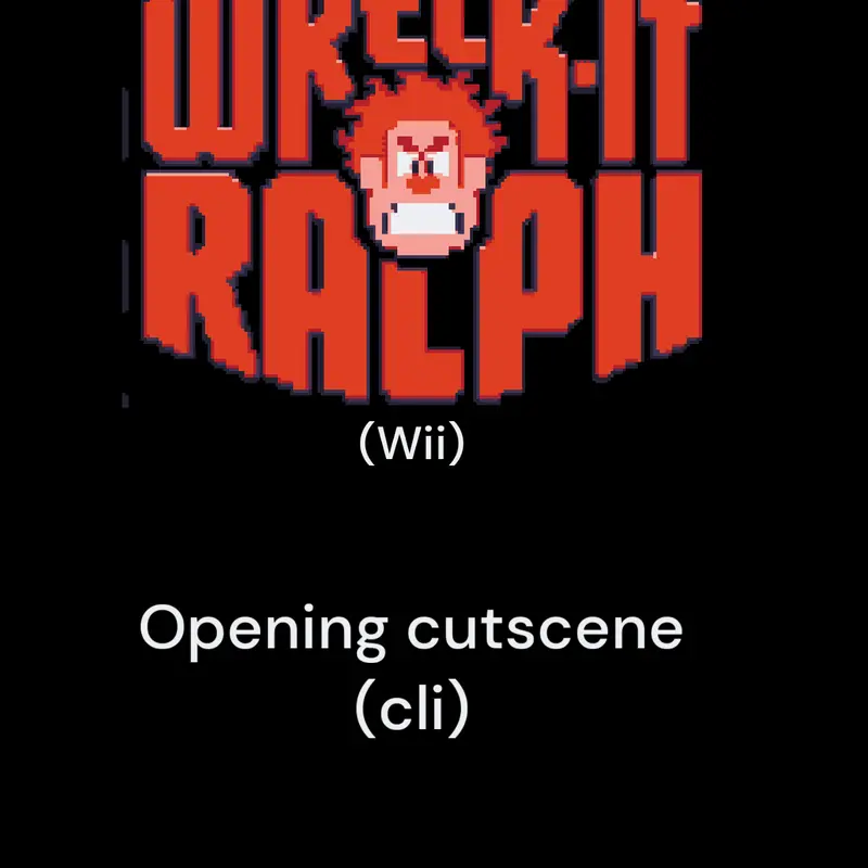 Wreck-it ralph opening cutscene (Wii) by @Guest123432