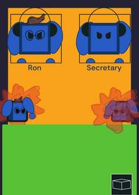 Ron and secretary fighting game