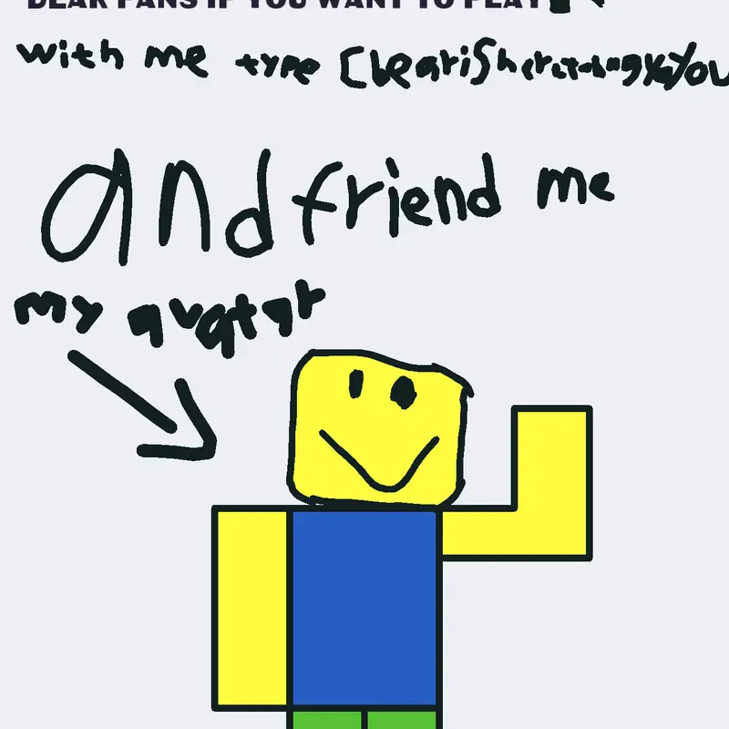 You can friend me on roblox by @bearthekid
