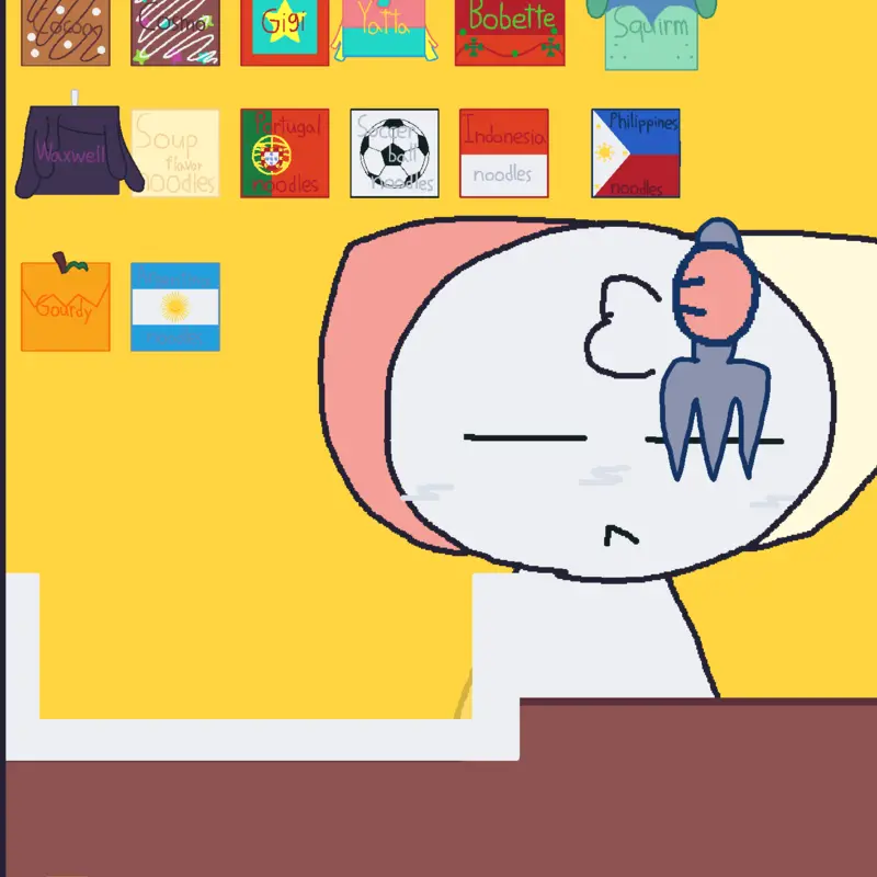 emoji cat mukbang by @kittylovescookie