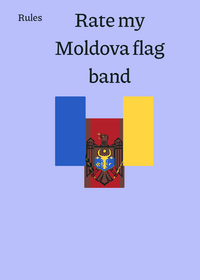 Rate my Moldova flag band!