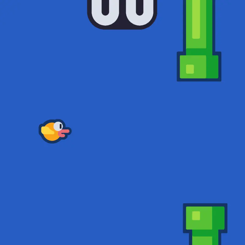 Flappy bird by @Mateo_mateo557