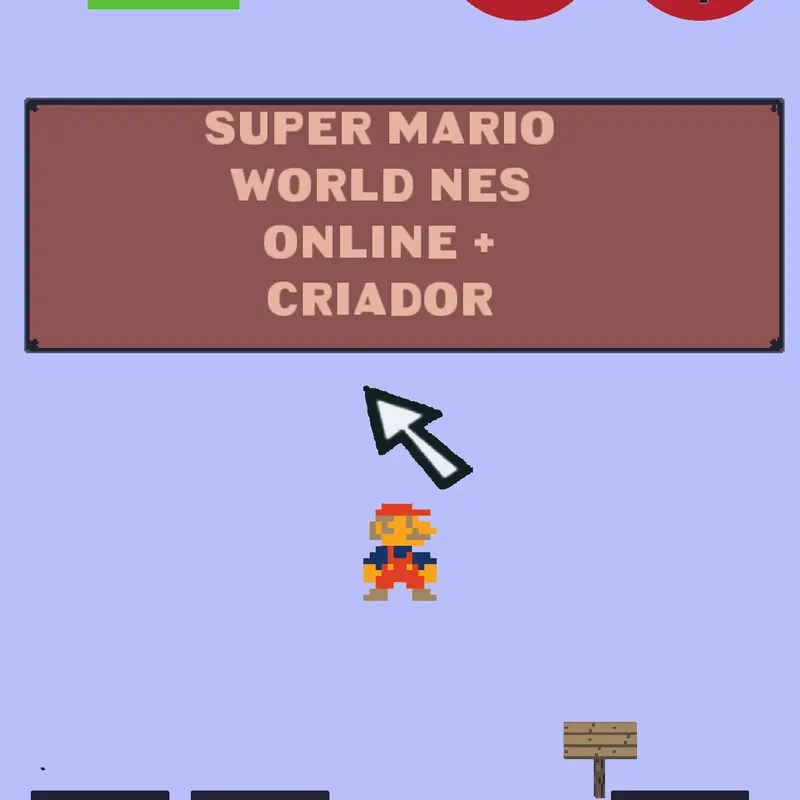 Super mario world nes maker by @IngretePires